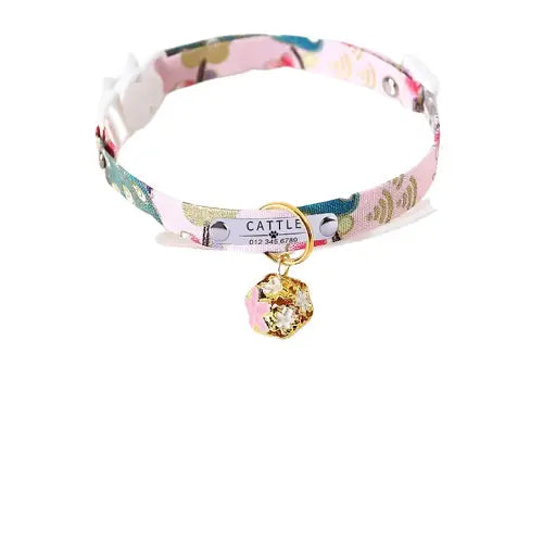 Collier pour chat pas cher personnalisé