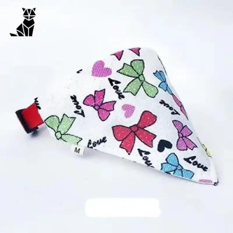 Bandana élégant Pour Chat Avec Fermeture à Clipse - Love / s