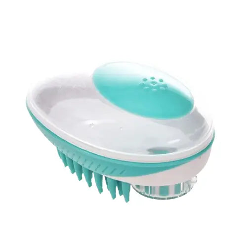 Brosse de massage en silicone pour chien et chat Transparent Background