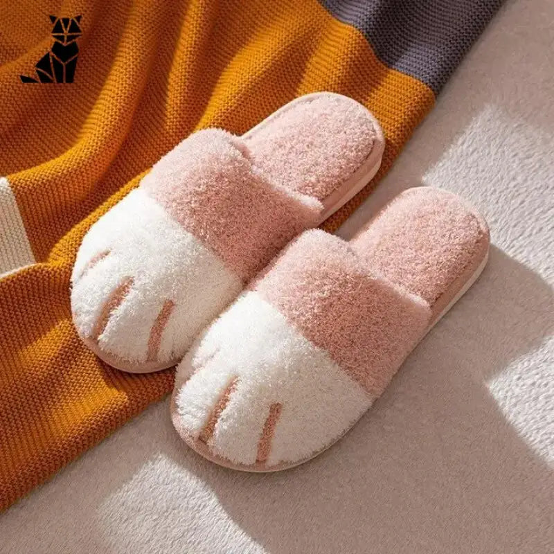 Chaussons Chats Ultra-chauds: Confort Et Chaleur Pour Un Hiver Cocooning! - Rose / 36