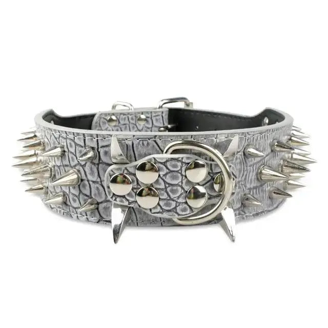 Collier Chien Clouté Ajustable Ultra Confortable