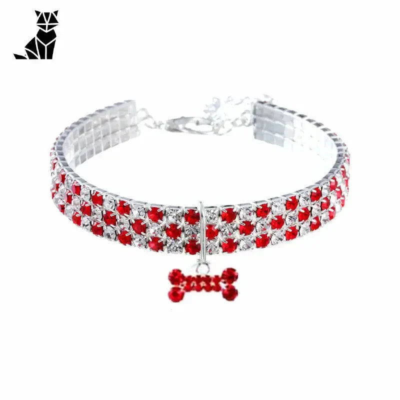 Collier pour chat avec diamants