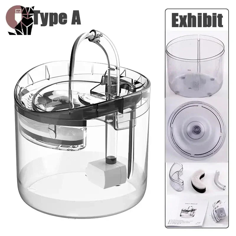 Robot ménager et bol pour Fontaine à eau pour chat - Fresh Hydration