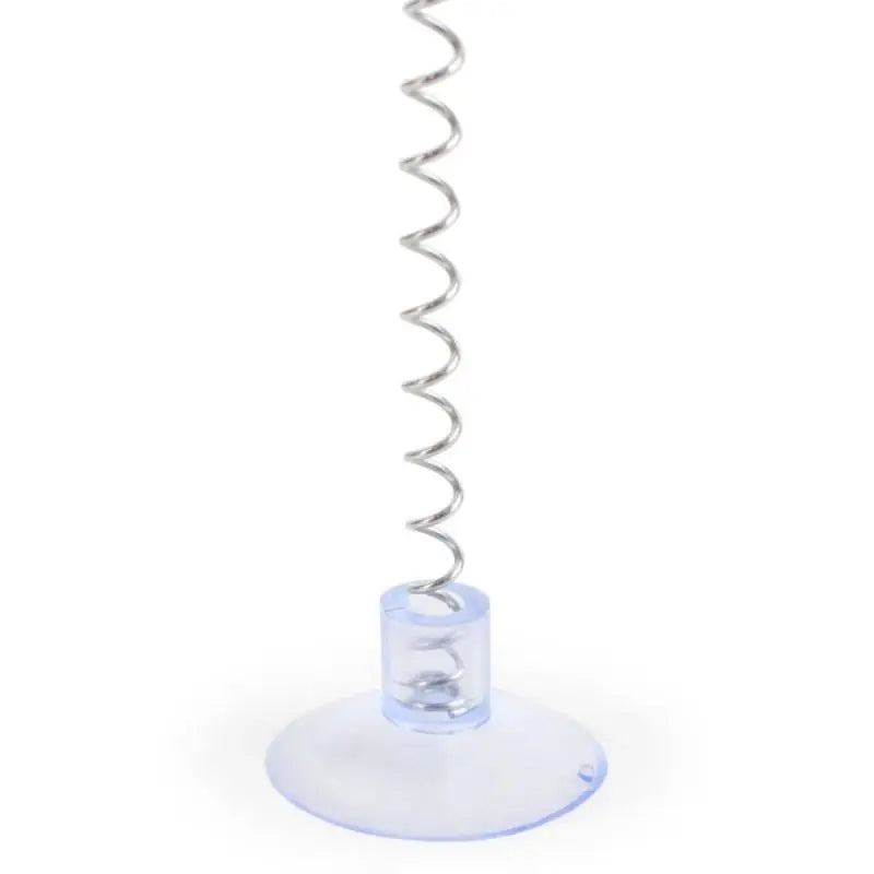 Petit tuyau en verre spiralé avec base transparente pour Jouet interactif isolé pour chat - Little Bell by Cloche