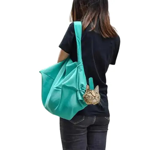 Sac De Transport Chat à Bandoulière Pour Aventuriers Et Matous Transparent Background