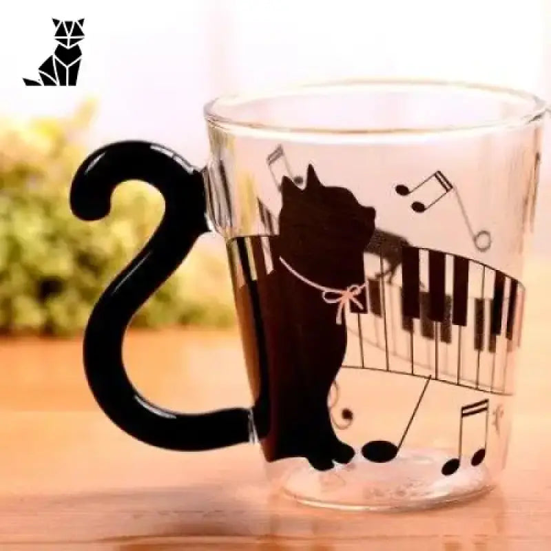 Tasse Chat: Savourez Votre Boisson Chaude Préférée Avec Style! Chat Musicien